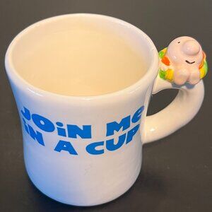 Vintage ZIGGY by Tom Wilson 3-D Sculpted Handle Mug ~ Universal Press Syndicate